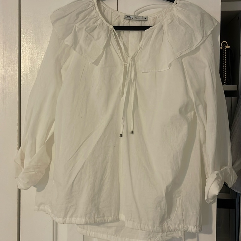 Zara lose cotton blouse